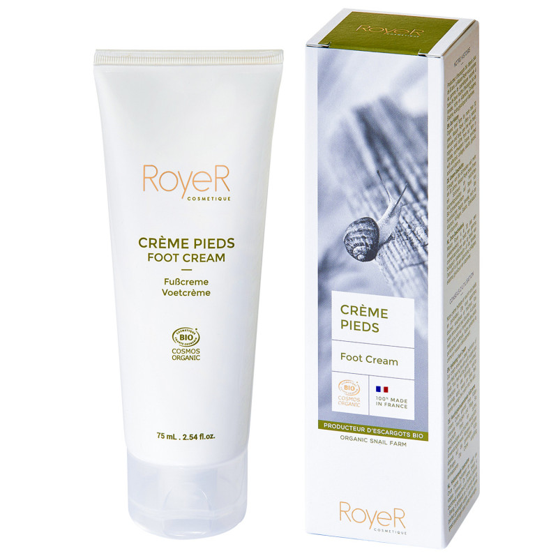 Крем зволожуючий для ніг зі слизом равлика органічний 75мл, Royer Cosmetique
Крем зволожуючий для ніг зі слизом равлика органічний 75мл, Royer Cosmetique