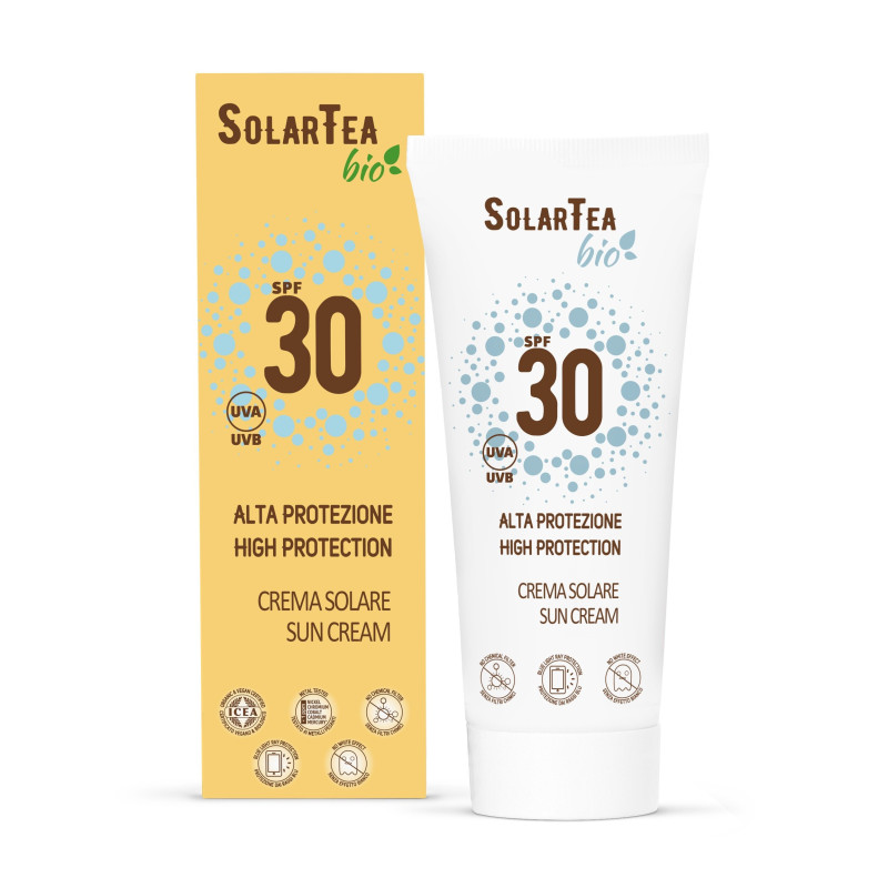 Крем сонцезахисний SPF 30 для обличчя і тіла Solar Tea Bio 100 мл, Bema Cosmetici
Крем сонцезахисний SPF 30 для обличчя і тіла Solar Tea Bio 100 мл, Bema Cosmetici