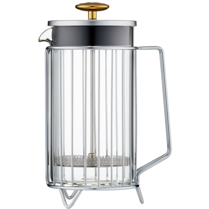 Заварювач для кави "Corral Coffee Press" на 8 чашок металевого кольору, Barista & Co
Заварювач для кави "Corral Coffee Press" на 8 чашок металевого кольору, Barista & Co