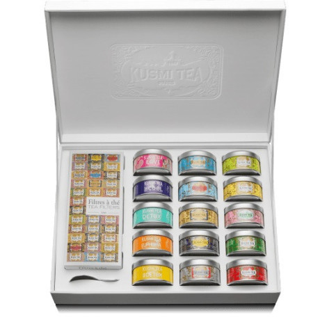 Набір з 15-ти видів чаю Колекція з паперовими фільтрами 365г, Kusmi Tea - 50919