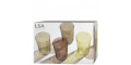 Набор тамблеров янтарного цвета 560мл (4шт в уп) Gems, LSA international - 51352