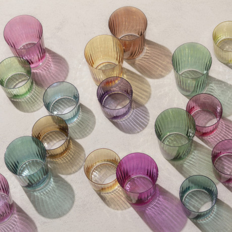 Набір тамблерів янтарного кольору асорті 310мл (4шт в уп) Gems, LSA international - 51348