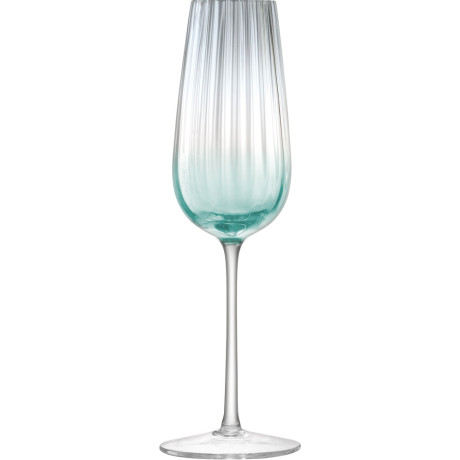 Набір бокалів для шампанського Флют зелено-сірих 250мл (2шт в уп) Dusk, LSA international - 51346