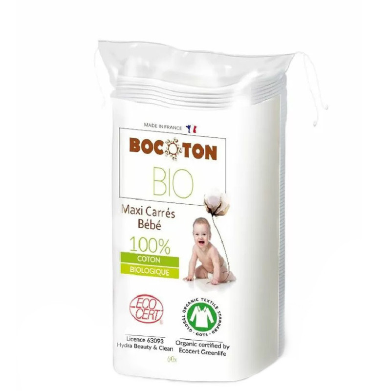 

Ватні диски дитячі великі органічні 60шт, Bocoton Bio