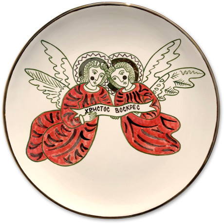 Тарелка Два ангела 32 см, Gunia project - 54292