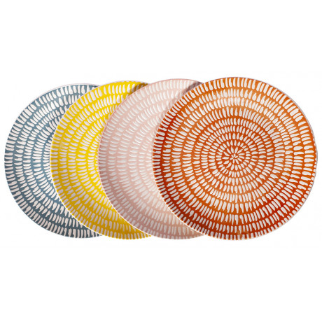 Набір різнокольорових тарілок "Seeds" (4шт в уп), Pols potten - 53810