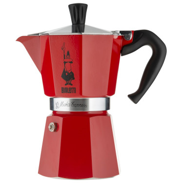 Кофеварка гейзерная на 6 чашек красная, Bialetti - 49108