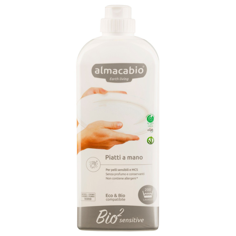 

Засіб для миття посуду Bio2 Sensitive 1л, Almacabio