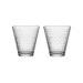 Набір стаканів скляних прозорих (2шт в уп) 300мл Kastehelmi, iittala - 20986