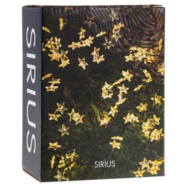 Прозоро-зелена гірлянда Зірочки на 160 LED лампочок Sirius Sirius - 34315