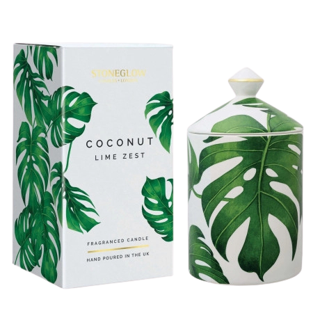 Свічка ароматизована "Coconut & Lime Zest" (тумблер) Urban Botanics, Stoneglow - 46199