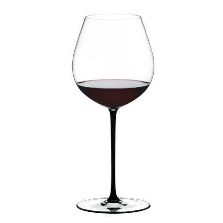 Келих для червоного вина з чорною ніжкою Pinot Noir 705мл Fatto a Mano, Riedel - Q0706
