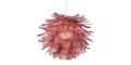 Новорічна прикраса Кулька з пір'ям яскраво-рожева 14см, Goodwill - 93785