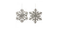 Новорічна прикраса Сніжинка срібного кольору 16,5см, Goodwill - 93780