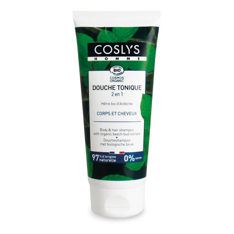 Шампунь для волосся та тіла з органічним екстрактом бруньок буку 200мл, Coslys - Q2075
