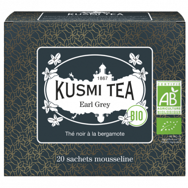 Чай черный "Эрл Грей" пакетированный Kusmi Tea - Q0798