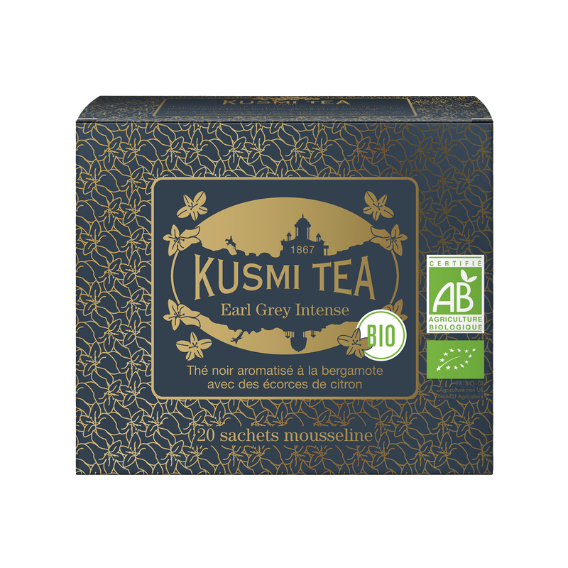 

Чай чорний Ерл Грей Інтенс 2 органічний пакет. 20х2г, Kusmi Tea