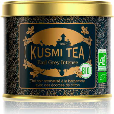 Чай черный "Эрл Грей Интенс" органический 100г, Kusmi Tea - Q0821