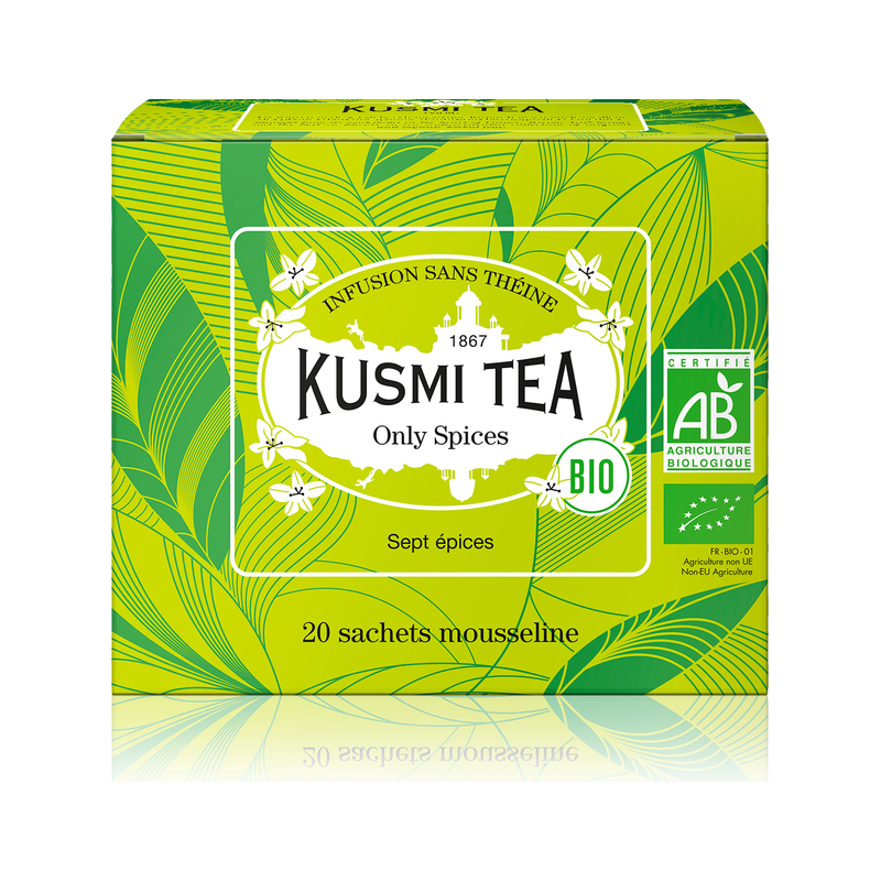 

Чай трав'яний Тільки Прянощі органічний пакет. 20х2г, Kusmi Tea