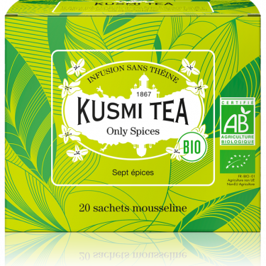 Чай трав'яний Тільки Прянощі органічний пакет. 20х2г, Kusmi Tea - Q0807