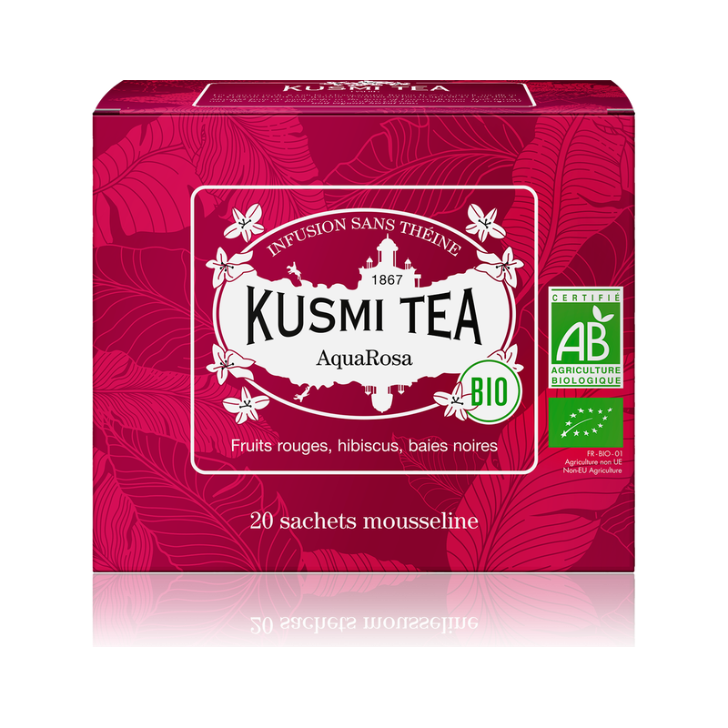 

Чай трав'яний АкваРоза органічний пакет. 20х2г, Kusmi Tea