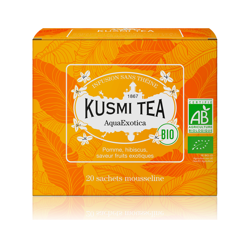 

Чай трав'яний АкваЕкзотика органічний пакет. 20х2г, Kusmi Tea