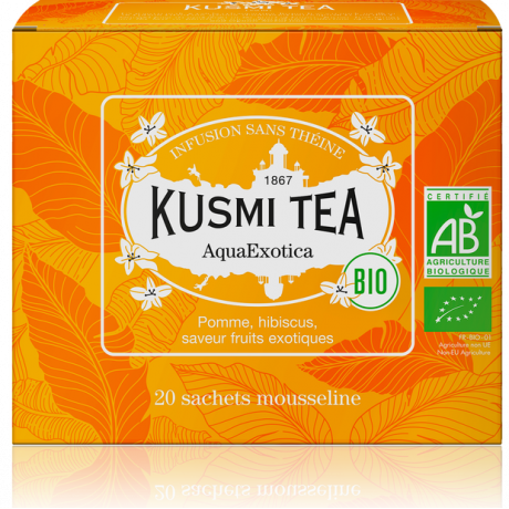 Чай травяной "Аква Экзотика" пакетированный, Kusmi Tea - Q0792