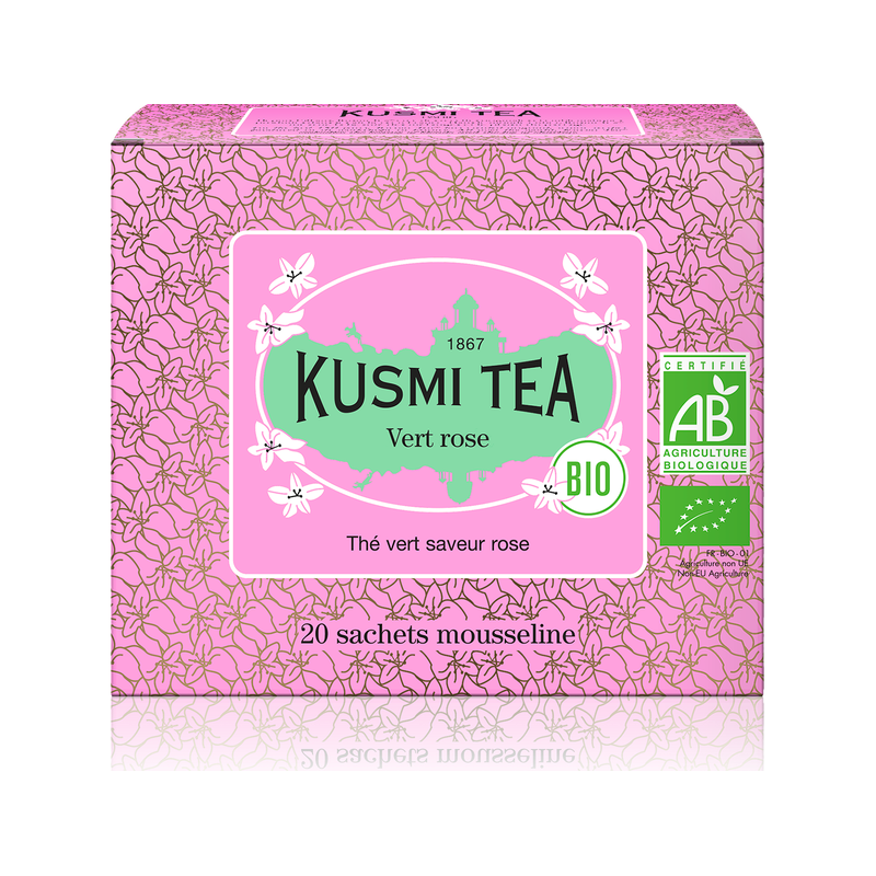 

Чай зелений Троянда органічний пакет. 20х2г, Kusmi Tea