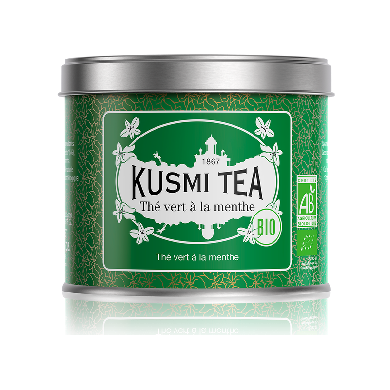 

Чай зелений М'ята органічний 100г, Kusmi Tea