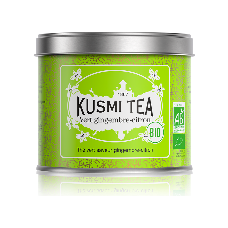 

Чай зелений Імбир та Лимон органічний 100г, Kusmi Tea