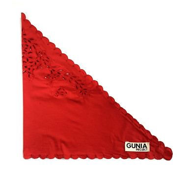 Красный платок вытынанка, Gunia project - Q3029