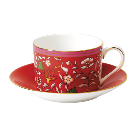 Чашка з блюдцем "Crimson Jewel" Wonderlust, Wedgwood - 94658