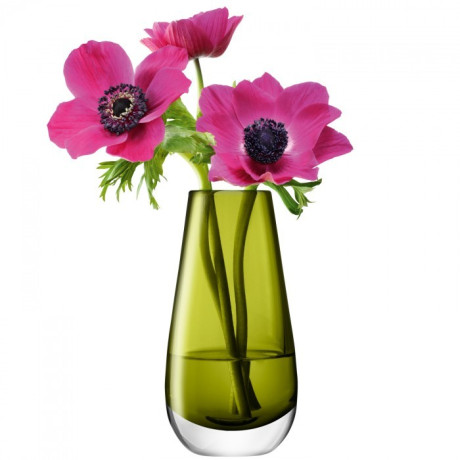 Ваза для квітів оливкового кольору 14см Flower Colour, LSA international - 24206