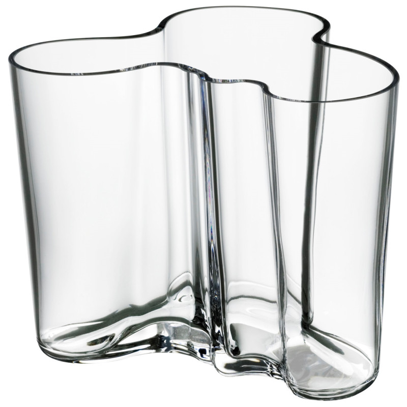 

Ваза скляна прозора 12см Aalto, iittala