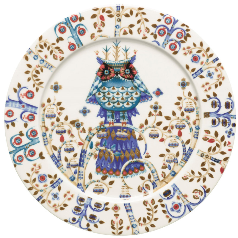

Тарілка біла з малюнком 27см Taika, iittala