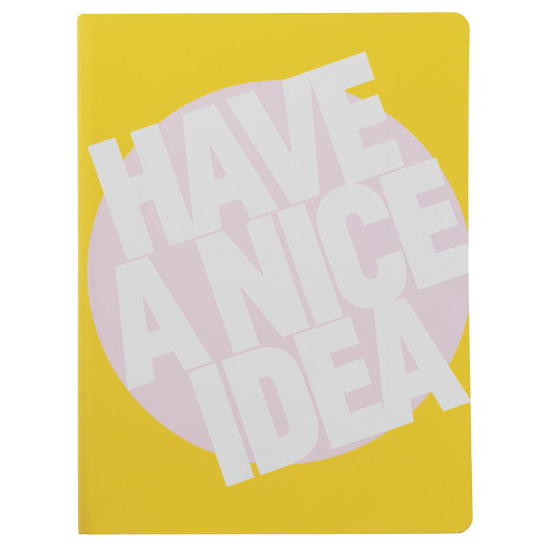 

Блокнот "Have a Nice Idea" біло-жовтого кольору 256 с., Nuuna