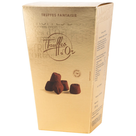 Шоколадные конфеты "Трюфели" (gold box) 200г, Mathez - 90976