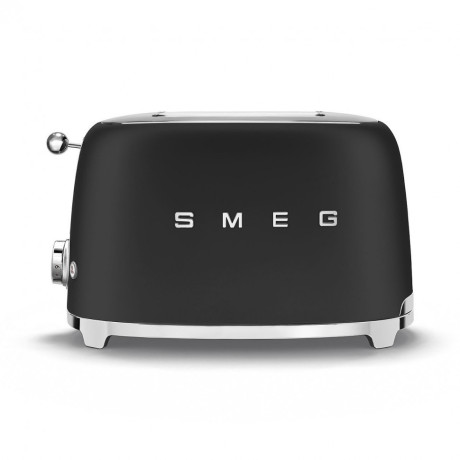 Тостер электрический на 2 тоста черный матовый, SMEG - Q4925