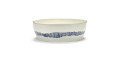 Миска для салату біло-блакитна у смужку Feast by Ottolenghi, Serax - Q8820
