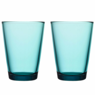 Набор стаканов стеклянных голубых Kartio (2 шт. в уп.) 400 мл, iittala - W0583