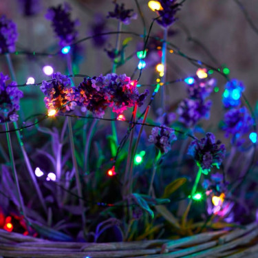 Гирлянда разноцветная на 40 LED лампочек, Sirius - 34297