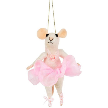 Новогоднее украшение Мышь-балерина, Sass & Belle - Q8689