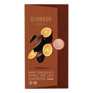 Шоколад черный с апельсином 100 г, Neuhaus