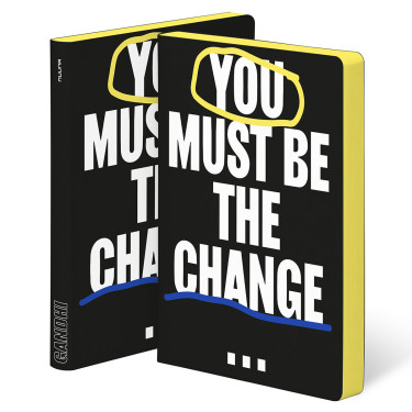 Блокнот "Be the change" 256 стр., Nuuna
