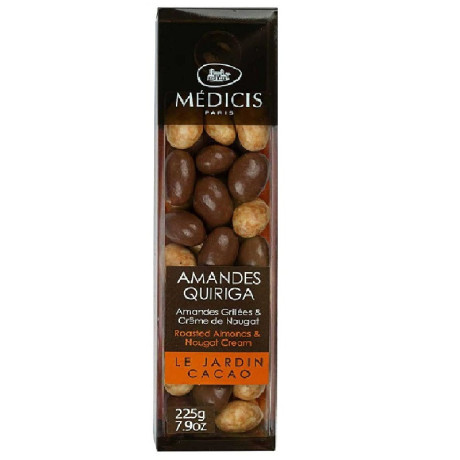 Мигдаль смажений вкритий білим шоколадом та нугою 225г, Medicis - 30750