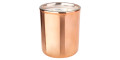 Свічка ароматична кольору рожеве золото "Просекко - рожева малина", 12months.candle - W5387
