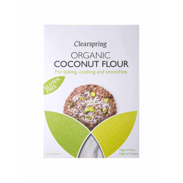 Борошно кокосове органічне 400г, Clearspring - 43022