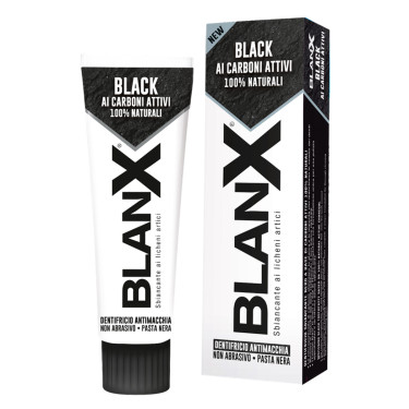Зубна паста з активованим вугіллям "Блек" 75мл, Blanx - R0052