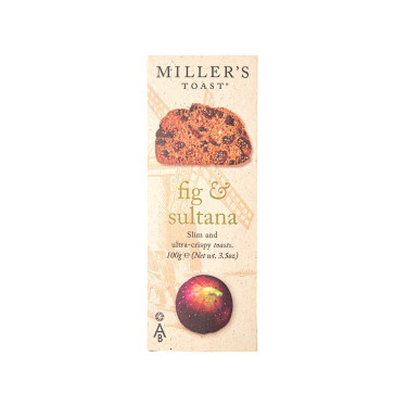 Тосты с инжиром и изюмом 100г, Miller's Toast - 34231