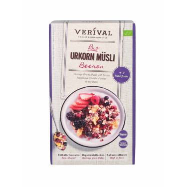 Мюслі з ягодами органічні 325г, Verival - 17169